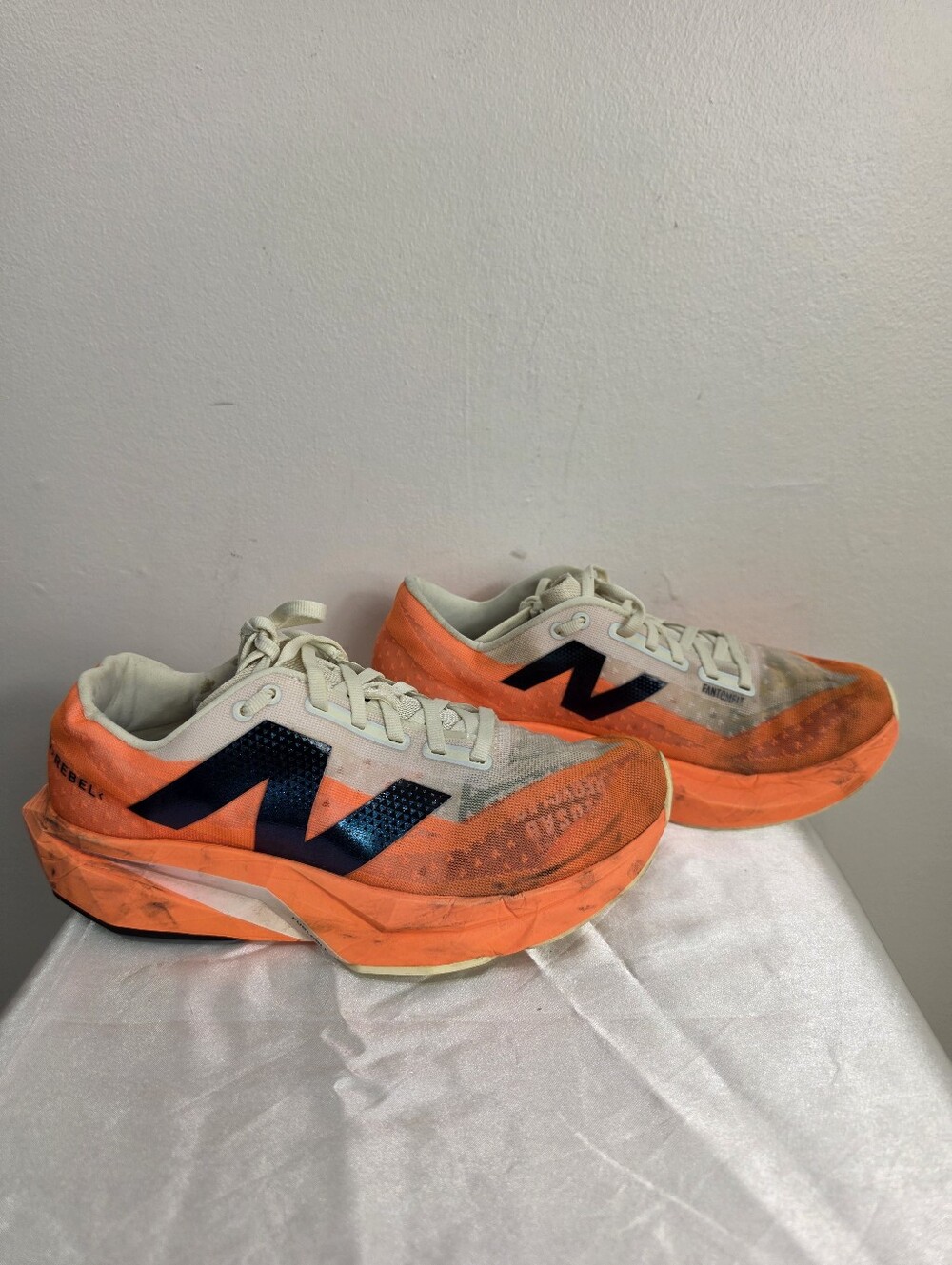 New Balance Women’s Orange and Cream Running Shoes